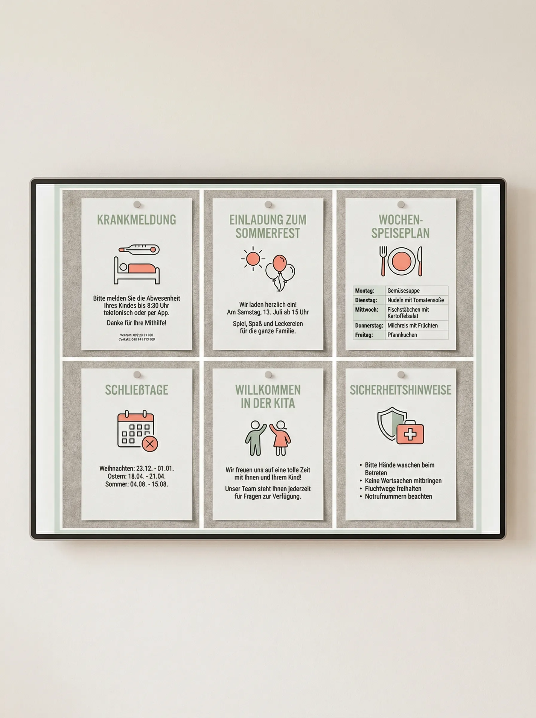 Aushänge-Jahrespaket – Vorschau 2