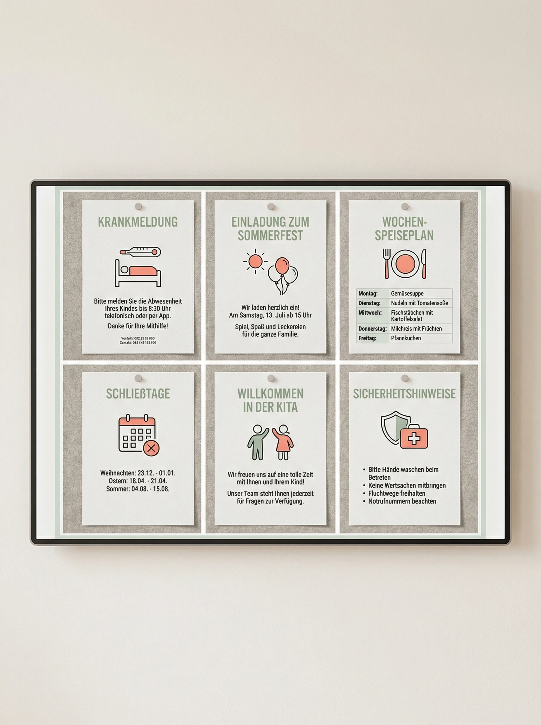 Aushänge-Jahrespaket – Vorschau 2