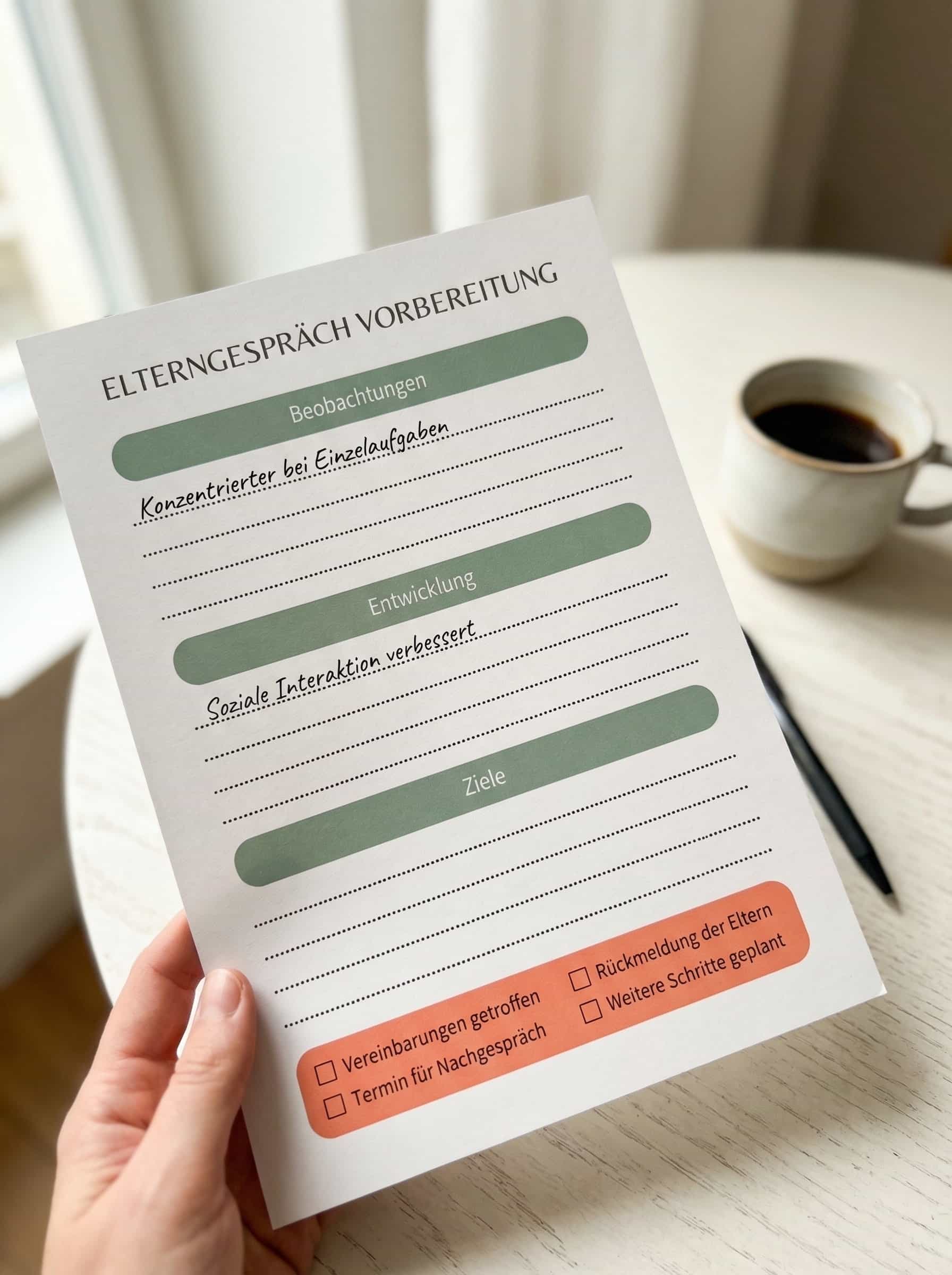 Elterngespräch-Komplettset - Vorschau 1