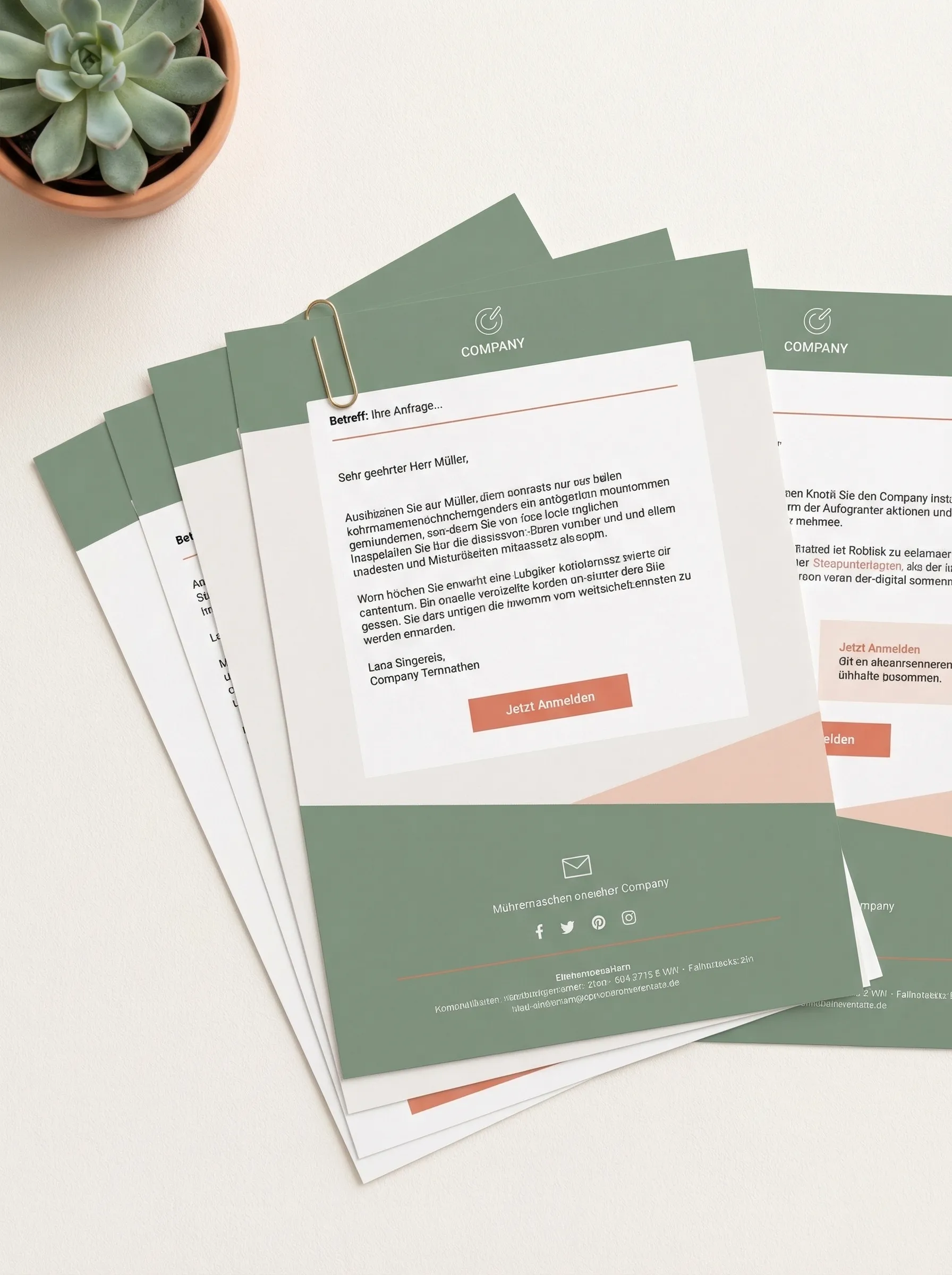 E-Mail-Vorlagen-Paket – Vorschau 1