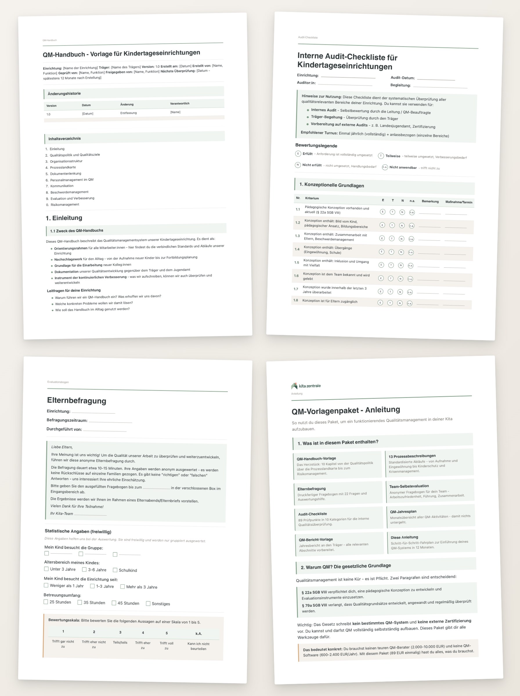QM-Vorlagenpaket - Vorschau 3
