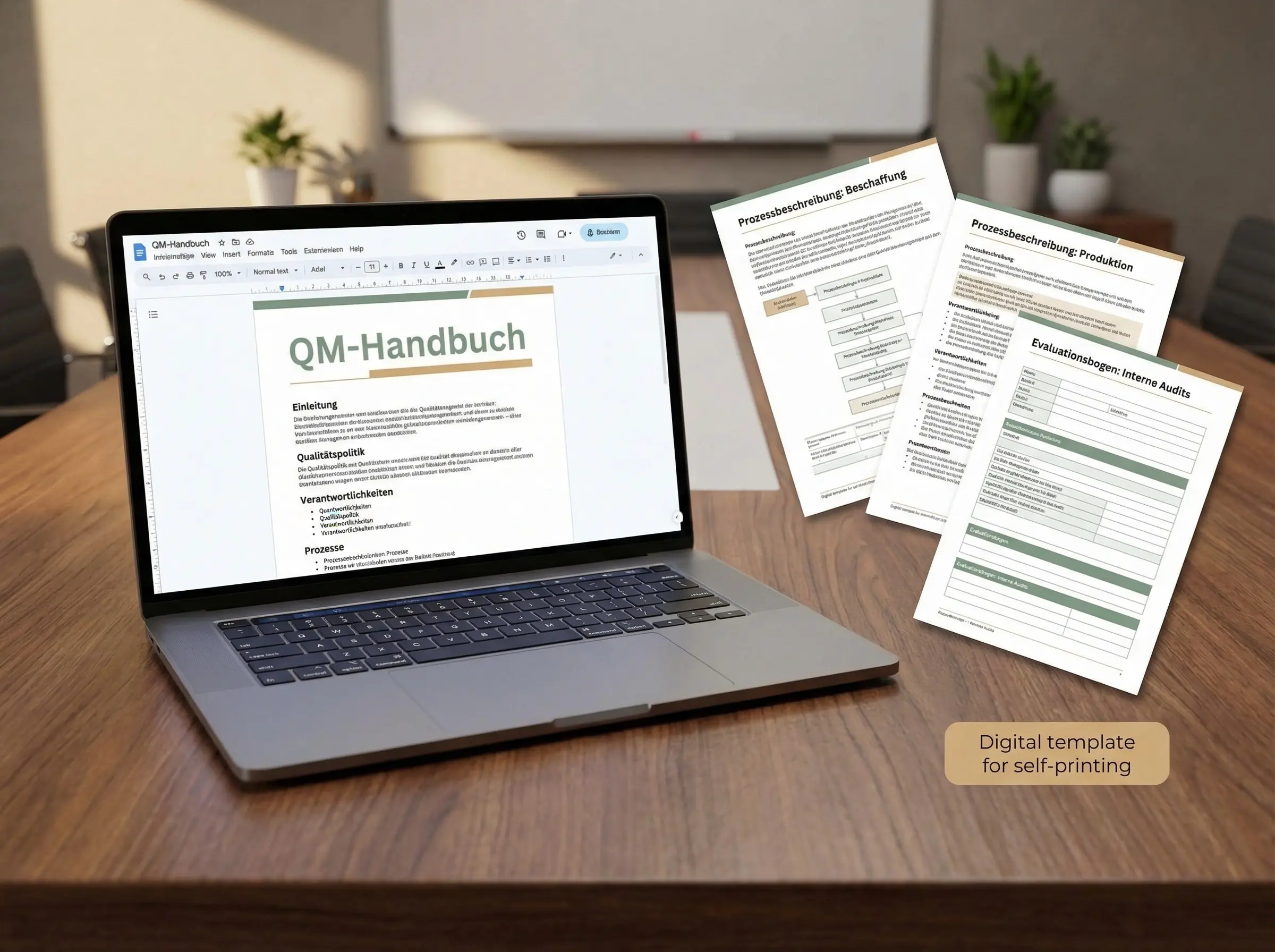 QM-Vorlagenpaket – Vorschau